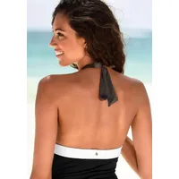 S.Oliver Badeanzug Damen schwarz-oliv Gr.42 Cup C/D