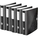 Leitz Active WOW DIN A4 82 mm Schwarz 5 St.