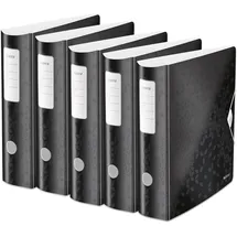 Leitz Active WOW DIN A4 82 mm Schwarz 5 St.