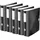 Leitz Active WOW DIN A4 82 mm Schwarz 5 St.