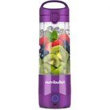 nutribullet Stabmixer, Stabmixer, 475ml BPA frei, Mini-Mixer, Multifunktionsmixer, USB-C Ladegerät, über 15 Mixzyklen, Violett, NBP003PU