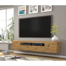 BIM Furniture Aura TV-Lowboard 200x42x37 cm Beige MDF/Spanplatte