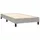 vidaXL Boxspringbett mit Matratze Hellgrau 100x200 cm Stoff1372011