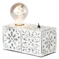 Brilliant Tischleuchte Vagos creme E27 max. 60W