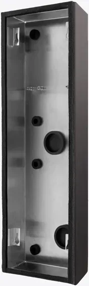 DoorBird D2102KV Aufputz Montagerückgehäuse Titan-Optik als PVD Beschichtung, Edelstahl, gebürstet