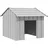 vidaXL Hundehütte mit Dach 85x107x81 cm Verzinkter Stahl