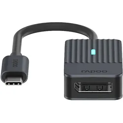 Rapoo USB-C Adapter, USB-C auf DisplayPort grau Dockingstation