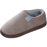 LOIJMK Haus auf Slip Hausschuhe Flip Schuhe Flop für Herren Hausschuhe weich warm Herren Herren Pantoffel Herren Lammfell Hausschuhe 47 (Coffee, 44-45) - 44 EU