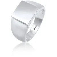 KUZZOI Ring 925 Sterling Silber Siegelring in Silber | Gr.: 54
