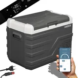 AREBOS Kompressor Kühlbox 35L elektrisch Auto Kühlschrank APP Gefrierbox Camping