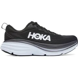 HOKA Herren Laufschuhe BONDI 8, BLACK / WHITE, 44