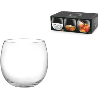 H&h set 6 bicchieri liquore bubbly in vetro trasparente cl 16