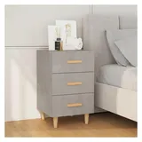 vidaXL Nachtschrank Betongrau 40 x 40 x 66 cm Holzwerkstoff
