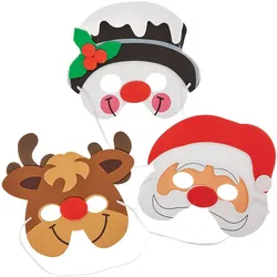 Masken für Weihnachten, 6 Stück (pro Set 6)