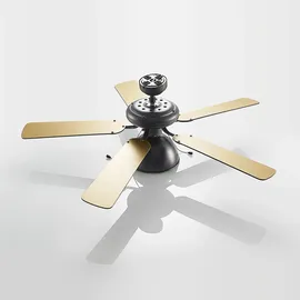 LUCANDE Shamoian 132 cm Deckenventilator Schwarz