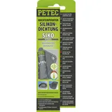 Petec Hochtemperatur-Silikondichtung SIKO grau 70 ml