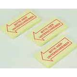 Info Haftmarker gelb "BITTE HIER UNTERSCHREIBEN" 3x 50 Streifen