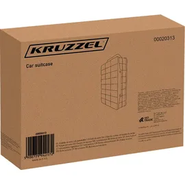 Kruzzel Sammlervitrine Polypropylen zu 46 Fächen 33x 25 x 8,5 cm - Setzkasten für Ihre Sammlung - Organisation Schaukasten für Autos - Matchbox ... - Transparent