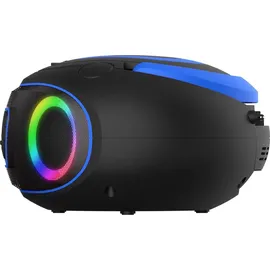 Denver TDB-212BU DAB+ Boombox Mit DAB+/FM-Radio, Bluetooth-Funktion,Blue