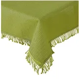 Haus und Deko Tischdecke Tischdecke Gartentischdecke Weichschaum Outdoor PVC rund Terrasse (1-tlg) grün Ø 160 cm x 160 cm x 160 cm