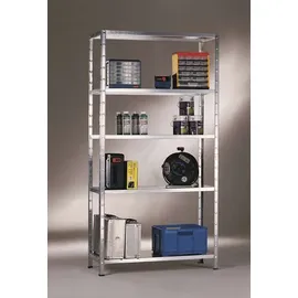 SCHULTE Regalwelt Steckregal Metall 180x90x40 cm silber