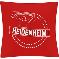 Multifanshop Kissenbezug - Heidenheim - Meine Fankurve - Druck