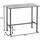 MCW Bartisch eckig 120 x 108 x 61 cm Schwarz/Beige