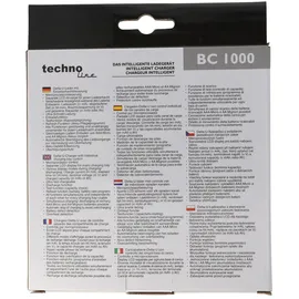 Technoline BC 1000 Set Akku-Ladegerät blau