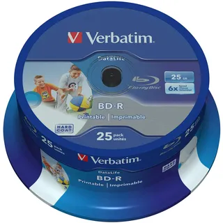 Verbatim BD-R 25 GB 25 Stück Spindel
