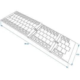 PRO PLUS ProPlus 360835 Anfahrhilfe faltbar Set mit 2 Stück