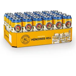 Paulaner Münchner Hell Alkoholfrei 0,5 Liter Dose, 24er Pack