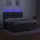vidaXL Boxspringbett 180 x 200 cm Dunkelgrau