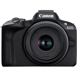 Canon EOS R50 schwarz Content Creator Kit + RF-S 18-45 mm