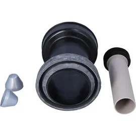 Geberit Anschlussgarnitur d 90mm, 185mm, f WWC, PE/PP, mattchr.