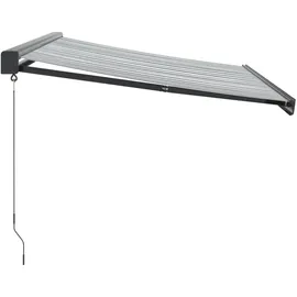 vidaXL Markise Einziehbar 350 x 250 cm grau