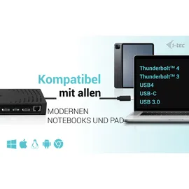 iTEC i-tec USB-C Tripple-4K Docking Gen2 + 100W PD