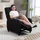 Homcom Fernsehsessel mit Liegefunktion Polyester 67 x 98 x 87 cm Schwarz