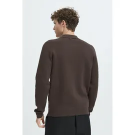 CASUAL FRIDAY Longsleeve CASUAL FRIDAY "Strickpullover CFAbel", Herren, Gr. S, braun (demitasse), Obermaterial: 39% Baumwolle CO. 34% Polyester PES. 27% Viskose CV., Shirts