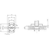 Bernstein Standarmatur NT7562 freistehende Wannenarmatur Schwarz matt