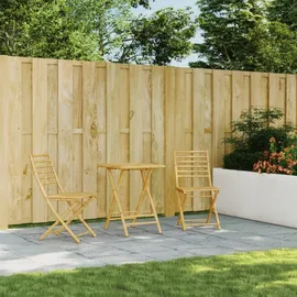 vidaXL 3-tlg Bistro-Set Bambus Modell 4