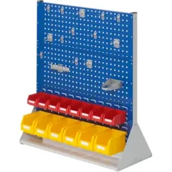 Kappes Stellwand RasterPlan Gr. 3 doppelseitig RAL 7035/5010 mit Ausstattung 3