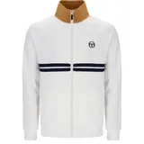 Sergio Tacchini Trainingsjacke SERGIO TACCHINI "DALLAS TRACK TOP Herren", Herren, Gr. XS, weiß (gardenia, meerkat), 60% Polyester, 40% Baumwolle, Jacken Trainingsjacke, Trainingsjacke Herren, leichte Jacke, Retro, Sportjacke, Outdoor, Sale