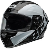 Bell Helme Bell Race Star DLX Flex Offset, Integralhelm - Schwarz/Weiß - M