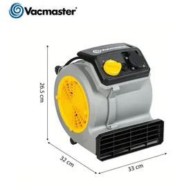 VacMaster AM1202R 54 cm Bodenventilator Schwarz