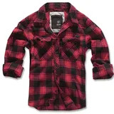 Brandit Textil Brandit Check Shirt Flanell Hemd schwarz/rot, Größe 6XL