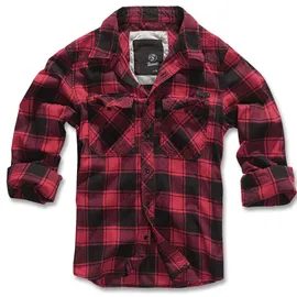 Brandit Textil Brandit Check Shirt Flanell Hemd schwarz/rot, Größe 6XL