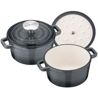 Berndes b.iron Topf-Set 2-tlg. Servier-Topf + Bräter