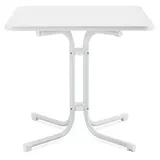 Beautissu Bistrotisch 70 x 70 x 70 cm Weiß