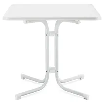 Beautissu Bistrotisch 70 x 70 x 70 cm Weiß