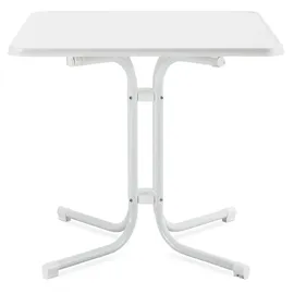 Beautissu Bistrotisch 70 x 70 x 70 cm Weiß